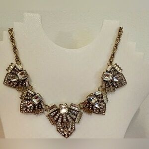 Banana Republic Gold and Silver Geometric Necklace